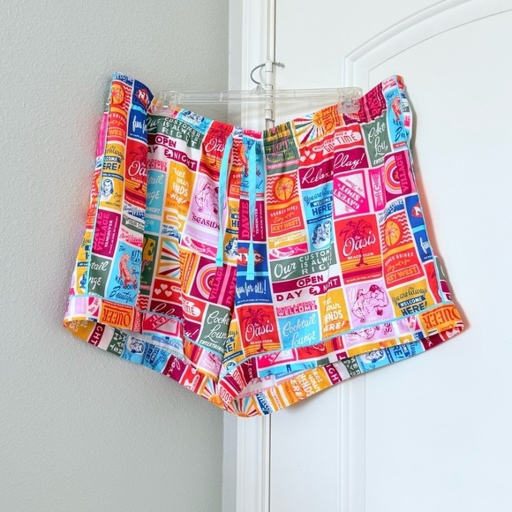 🌈Target Pride Vibrant Rainbow Satin Pride Shorts Lightweight & Festive Sz XXL🌈